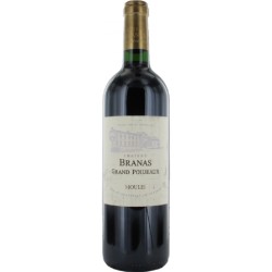 Photographie d'une bouteille de vin rouge Cht Branas Grand Poujeaux Cb6 2016 Moulis Rge 75cl Crd