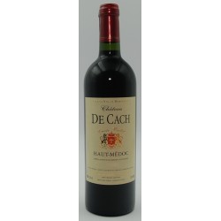 Photographie d'une bouteille de vin rouge Cht De Cach Prestige 2012 Haut-Medoc Rge 75cl Crd