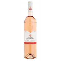 Photographie d'une bouteille de vin rosé Ste-Beatrice Cuvee Vaussiere 2018 Cdp Rose 75cl Crd