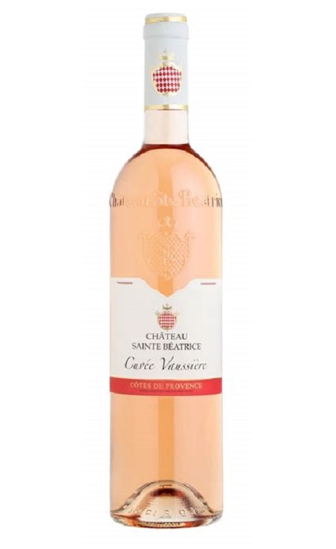 Photographie d'une bouteille de vin rosé Ste-Beatrice Cuvee Vaussiere 2018 Cdp Rose 75cl Crd