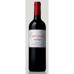 Photographie d'une bouteille de vin rouge Saint-Estephe De Calon Segur 2016 Rge 37 5 Cl Crd