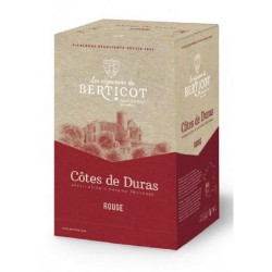 Photographie d'une bouteille de vin rouge Berticot Vignerons De Berticot Cdduras Rge Bib 5 L Crd
