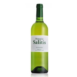 Photographie d'une bouteille de vin blanc Salitis Sauvignon 2018 Pays D Oc Blc Bio 75cl Crd