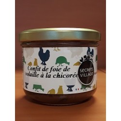 Photographie d'un produit d'épicerie Licques Confit De Foie Volaille A La Chicoree 200g
