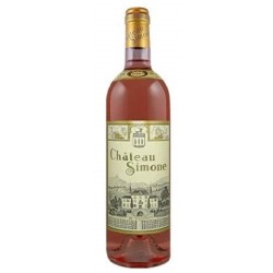 Photographie d'une bouteille de vin rosé Cht Simone 2018 Palette Rose 75cl Crd