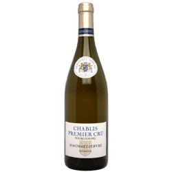 Photographie d'une bouteille de vin blanc Simonnet-Febvre Fourchaume 2018 Chablis Blc 75cl Crd