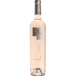 Photographie d'une bouteille de vin rosé Rouillere Grande Reserve 2019 Cdp Rose 75cl Crd