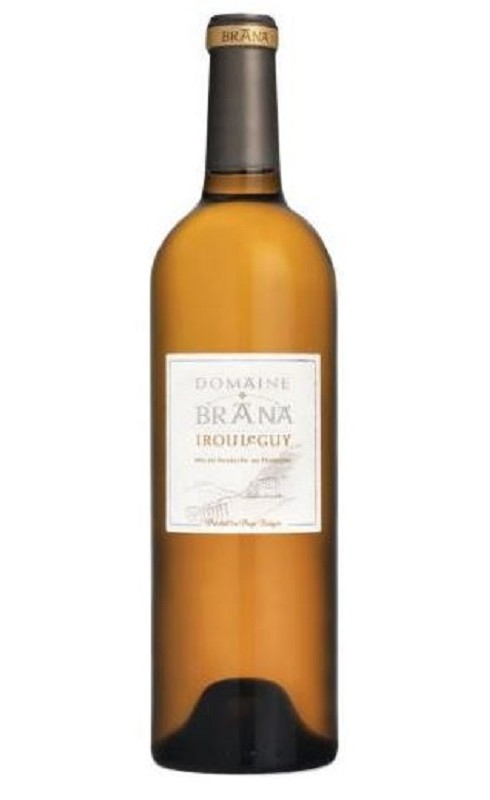 Photographie d'une bouteille de vin blanc Brana Irouleguy 2019 Blc 75 Cl Crd