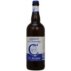 Photographie d'une bouteille de bière Abbaye De Clairmarais Simple Bleu Blonde 4 75cl Crd