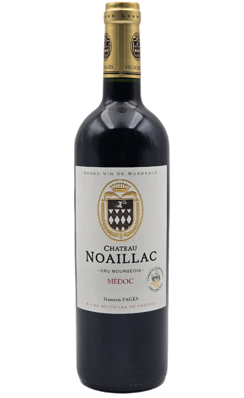 Photographie d'une bouteille de vin rouge Cht Noaillac Cru Bourgeois 2016 Medoc Rge 1 5 L Crd