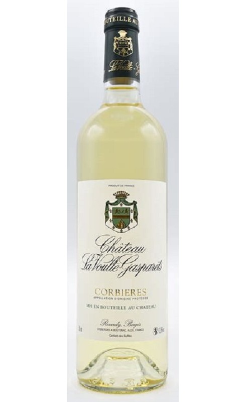 Photographie d'une bouteille de vin blanc La Voulte Cht Voulte-Gasparets 2019 Corbieres Blc 75cl Crd