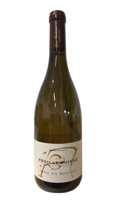 Photographie d'une bouteille de vin blanc Forest Mise En Bouche 2019 Pouilly-Fuisse Blc 75cl Crd