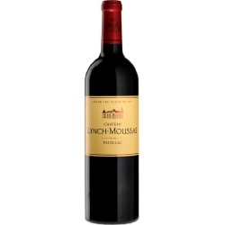Photographie d'une bouteille de vin rouge Cht Lynch-Moussas 2019 Pauillac Rge 75cl Crd