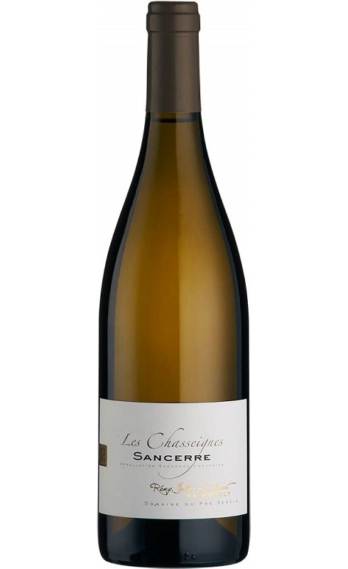 Photographie d'une bouteille de vin blanc Pre Semele Les Chasseignes 2017 Sancerre Blc 75cl Crd
