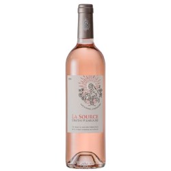 Photographie d'une bouteille de vin rosé Cht Vignelaure Source Vignelaure 2019 Cdaix Rose 75cl Crd