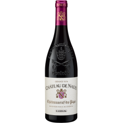 Photographie d'une bouteille de vin rouge Guigal Cht De Nalys Gd Vin 2016 Chtneuf Rge 75cl Crd