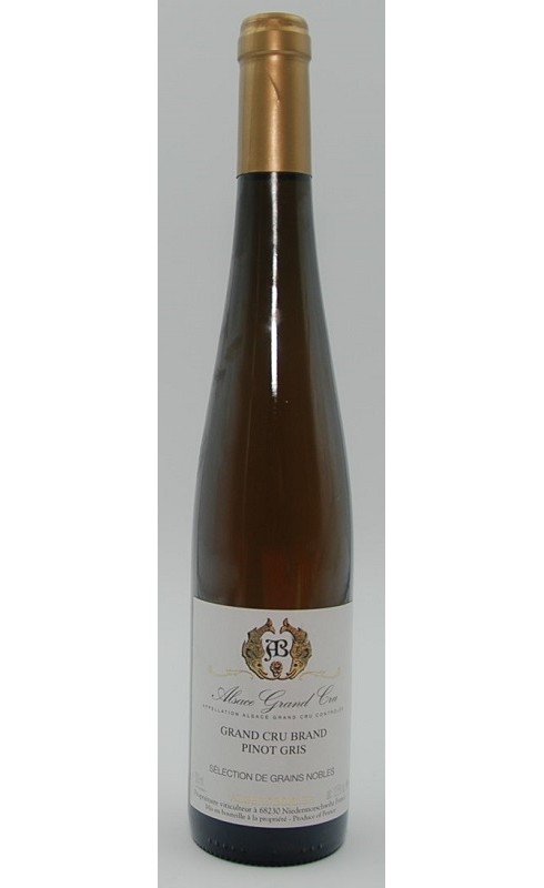 Photographie d'une bouteille de vin blanc Boxler Brand Sgn 2011 Pinot Gris Blc 50cl Crd