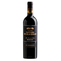 Photographie d'une bouteille de vin rouge Roux Taffard De Blaignan 2015 Medoc Rge 75cl Crd