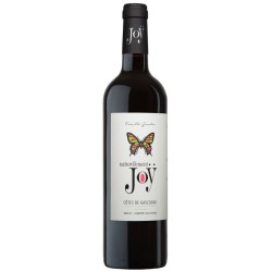 Photographie d'une bouteille de vin rouge Joy Naturellement Joy 2019 Cdgascon Rge 75cl Crd