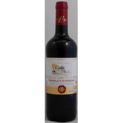 Photographie d'une bouteille de vin rouge Cht Les Tuileries 2018 Bdx Sup Rge 75cl Crd