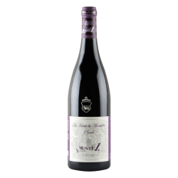 Photographie d'une bouteille de vin rouge Montez Hauts De Monteillet 2019 Igp Col Rho Rge 75cl Crd