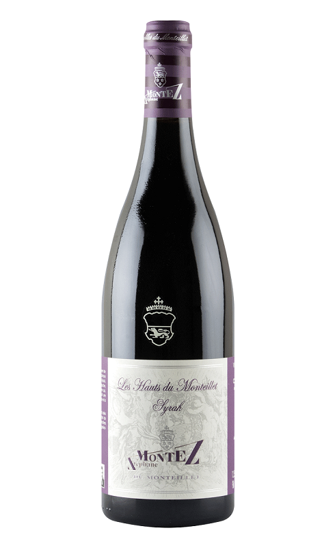 Photographie d'une bouteille de vin rouge Montez Hauts De Monteillet 2019 Igp Col Rho Rge 75cl Crd