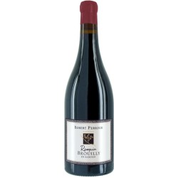 Photographie d'une bouteille de vin rouge Perroud Romain 2018 Brouilly Rge 75cl Crd