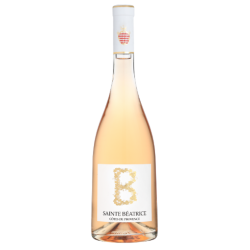 Photographie d'une bouteille de vin rosé Ste-Beatrice Cuvee B 2020 Cdp Rose 75cl Crd
