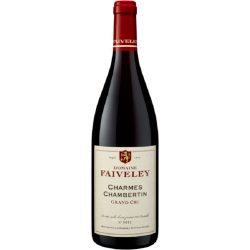 Photographie d'une bouteille de vin rouge Faiveley Charmes-Chambertin 2017 Rge 75cl Crd