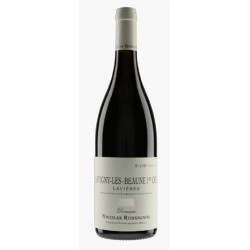 Photographie d'une bouteille de vin rouge Rossignol Les Lavieres 2018 Savigny Rge 75cl Crd