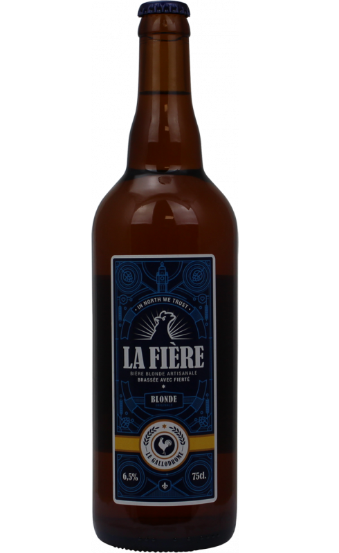 Photographie d'une bouteille de bière Brasserie Du Pays Flamand La Fiere 6 5 75cl Crd