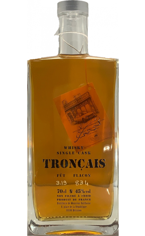 Photographie d'une bouteille de Monsieur Balthazar Troncais 70 Cl Crd