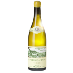 Photographie d'une bouteille de vin blanc Billaud Vaudesir 2018 Chablis Blc 75cl Crd
