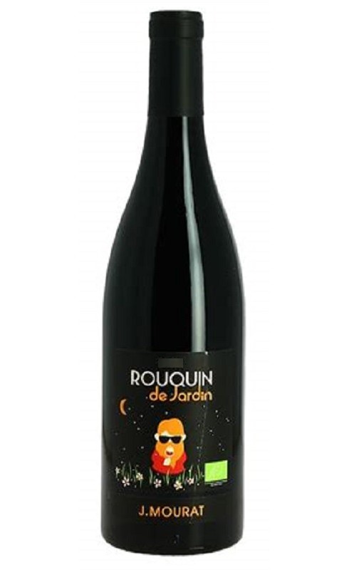 Photographie d'une bouteille de vin rouge Mourat Rouquin De Jardin 2020 Vdf Loire Rge Bio 75 Cl Crd