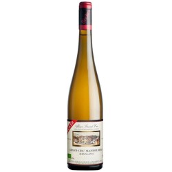 Photographie d'une bouteille de vin blanc Becker Mandelberg 2016 Riesling Blc Bio 75cl Crd