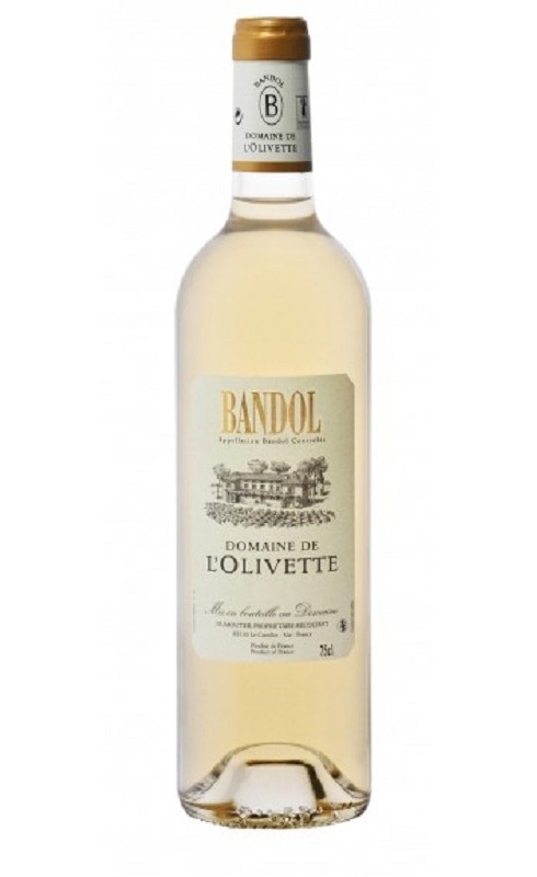 Photographie d'une bouteille de vin blanc Domaine De L Olivette Tradition 2020 Bandol Blc 75cl Crd