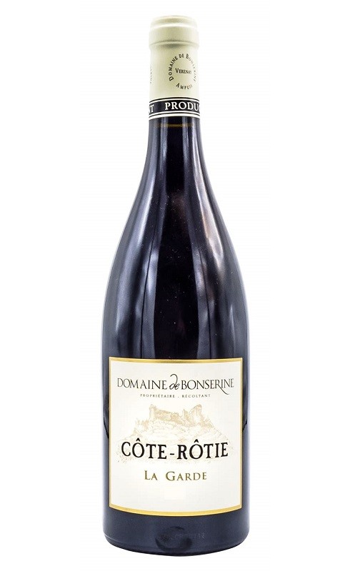 Photographie d'une bouteille de vin rouge Bonserine La Garde 2017 Cote-Rotie Rge 75cl Crd
