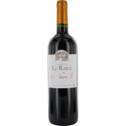Photographie d'une bouteille de vin rouge Cht La Rame  La Charmille 2015 Cadillac Cdbdx Rge 75cl Crd