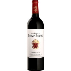 Photographie d'une bouteille de vin rouge Cht Langoa-Barton Cb6 2018 St-Julien Rge 75cl Crd