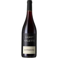 Photographie d'une bouteille de vin rouge Canet Valette Antonyme 2019 St-Chinian Rge Bio 75cl Crd
