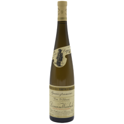 Photographie d'une bouteille de vin blanc Weinbach Cuvee Laurence 2015 Gewurtz Blc 75 Cl Crd
