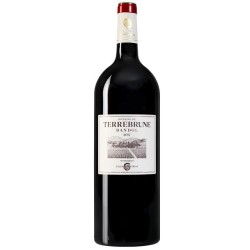 Photographie d'une bouteille de vin rouge Domaine De Terrebrune Bandol 2017 Rge Bio 1 5 L Crd