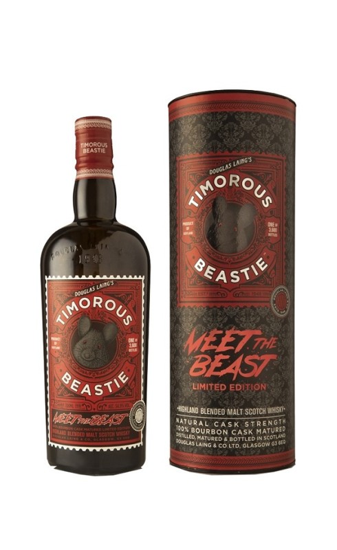 Photographie d'une bouteille de Timorous Beastie Meet The Beast 70cl