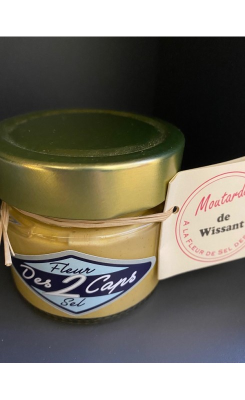Photographie d'un produit d'épicerie Fleur Des 2 Caps Moutarde Wissant 150g