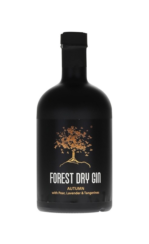 Photographie d'une bouteille de Gin Forest Dry Automn 50cl Crd