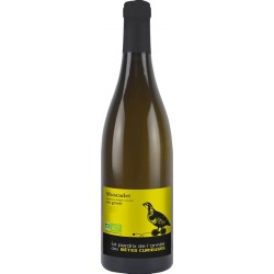Photographie d'une bouteille de vin blanc Mourat Perdrix De L Annee 2020 Muscadet Blc Bio 75cl Crd