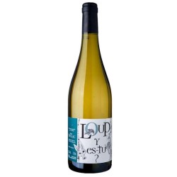 Photographie d'une bouteille de vin blanc Hortus Le Loup Y Es-Tu  2020 Vdf Blc 75cl Crd
