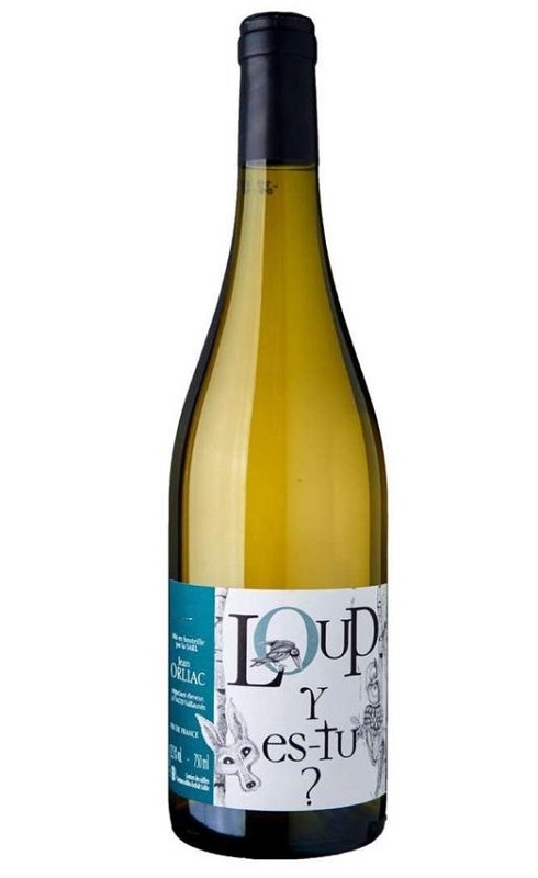 Photographie d'une bouteille de vin blanc Hortus Le Loup Y Es-Tu  2020 Vdf Blc 75cl Crd