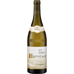 Photographie d'une bouteille de vin blanc Guigal Ex-Voto 2017 Hermitage Blc 75cl Crd