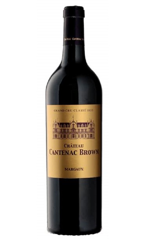 Photographie d'une bouteille de vin rouge Cht Cantenac-Brown 2020 Margaux Rge 75cl Crd